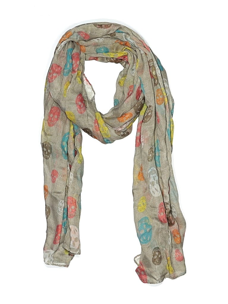 Pre-owned Unbranded Scarf In Brown