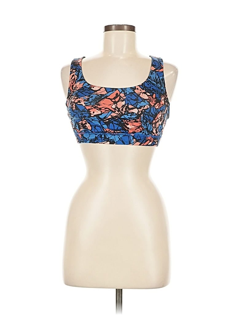 Pre-owned Lululemon Athletica Tank Top Blue Strapless Neckline Tops