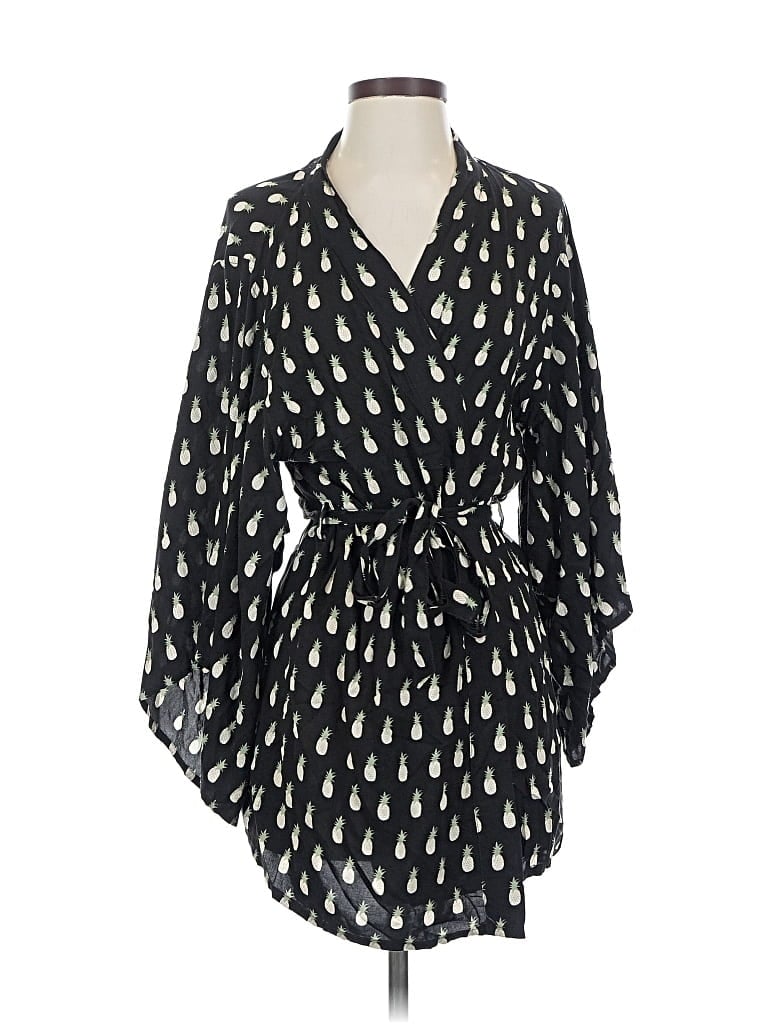 Pre-owned Kenny Flowers Kimono In Black