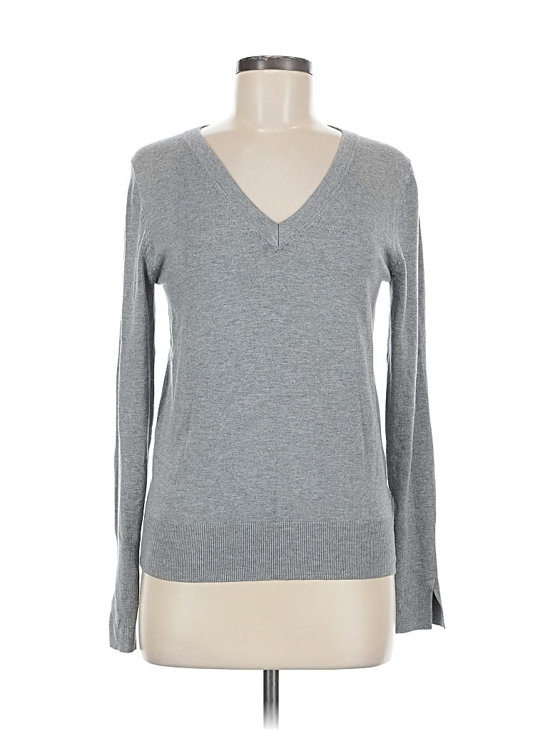 Pre-owned Zara Pullover Sweater In Gray