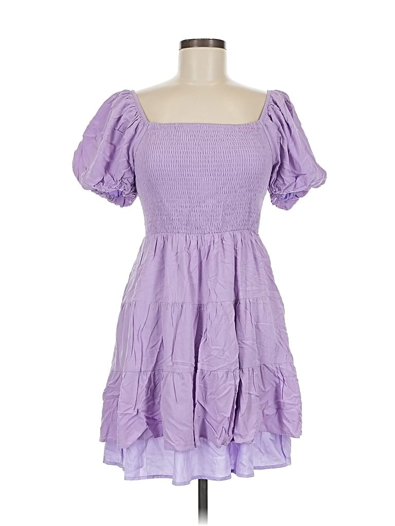 Pre-owned Zesica Casual Dress In Purple