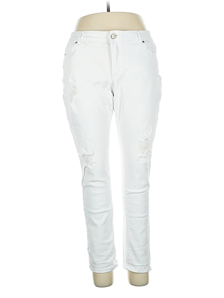 Pre-owned C Established 1946 Jeans In White