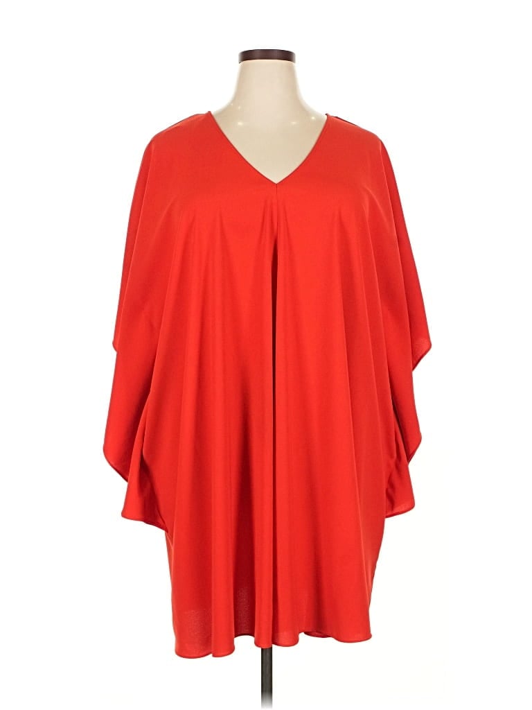 Pre-owned Sharagano Casual Dress In Red