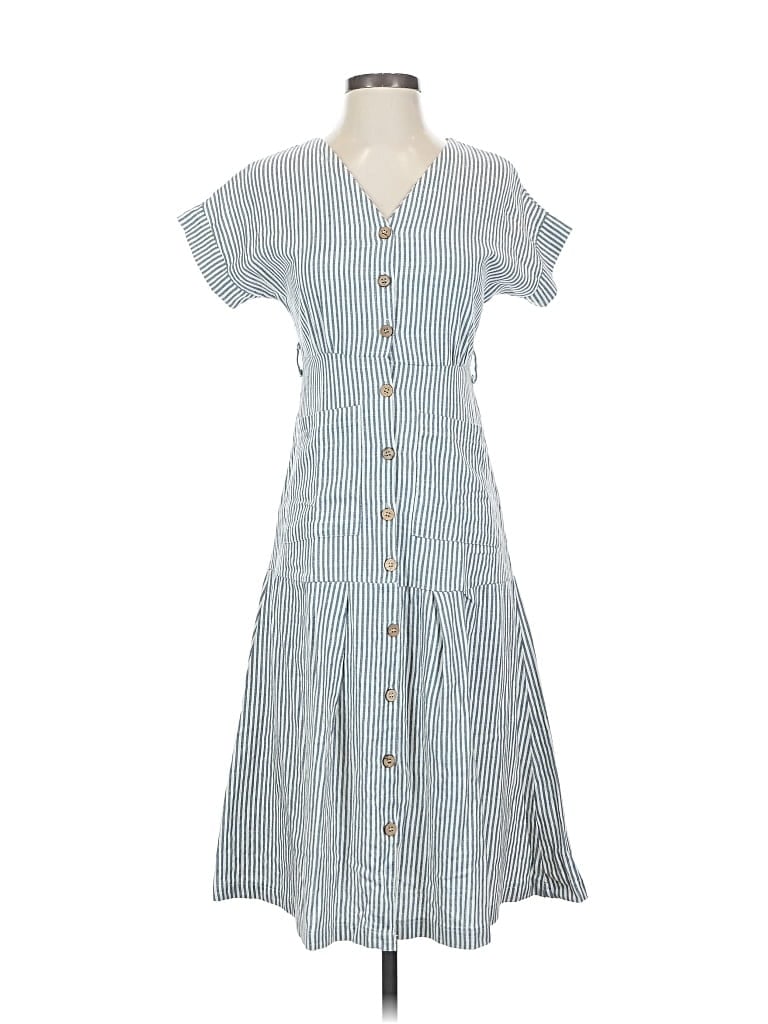Pre-owned Assorted Brands Casual Dress In Blue