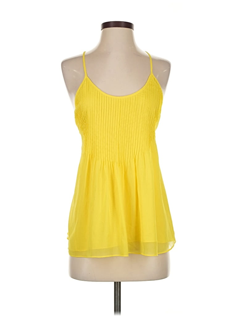 Pre-owned Rebecca Minkoff Sleeveless Blouse In Yellow