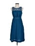 HD in Paris 100% Polyester Blue Cocktail Dress Size 2 - photo 1