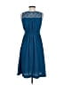 HD in Paris 100% Polyester Blue Cocktail Dress Size 2 - photo 2