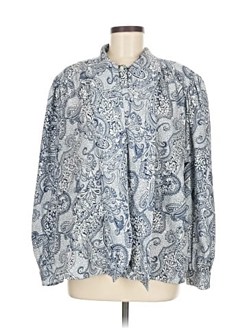 Alfred Dunner Long Sleeve Button-Down Shirt (view 1)