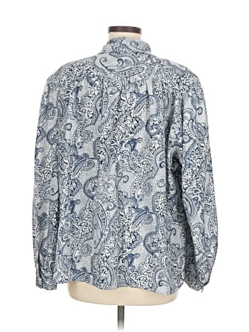 Alfred Dunner Long Sleeve Button-Down Shirt (view 2)