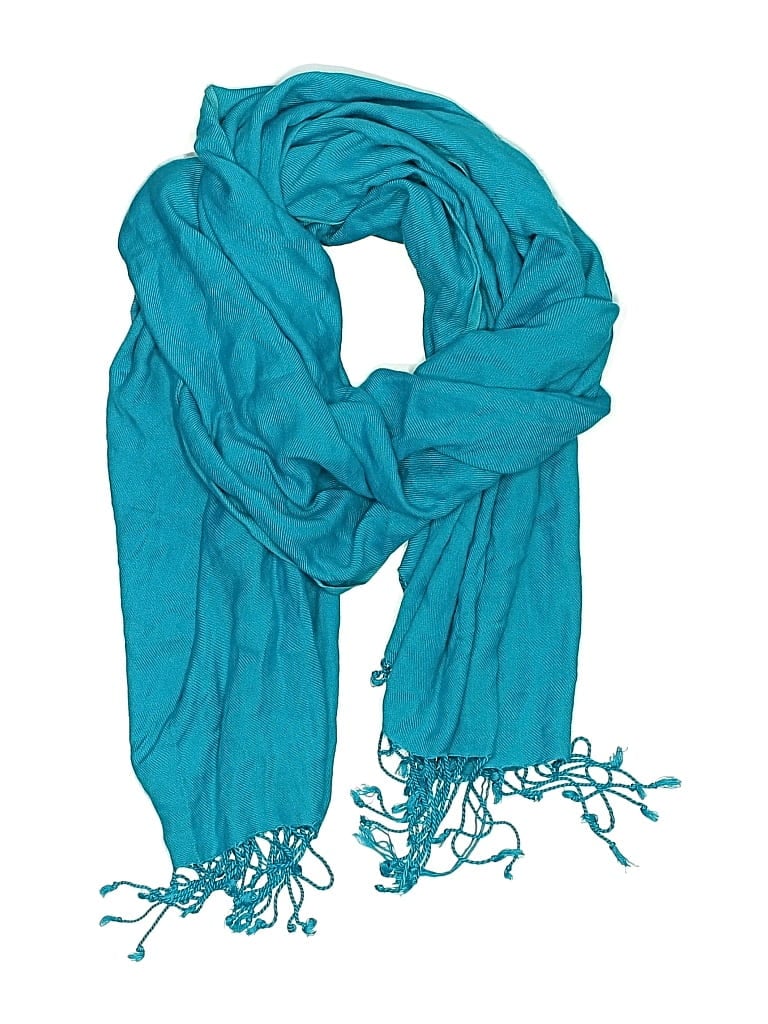 Pre-owned Unbranded Scarf In Blue