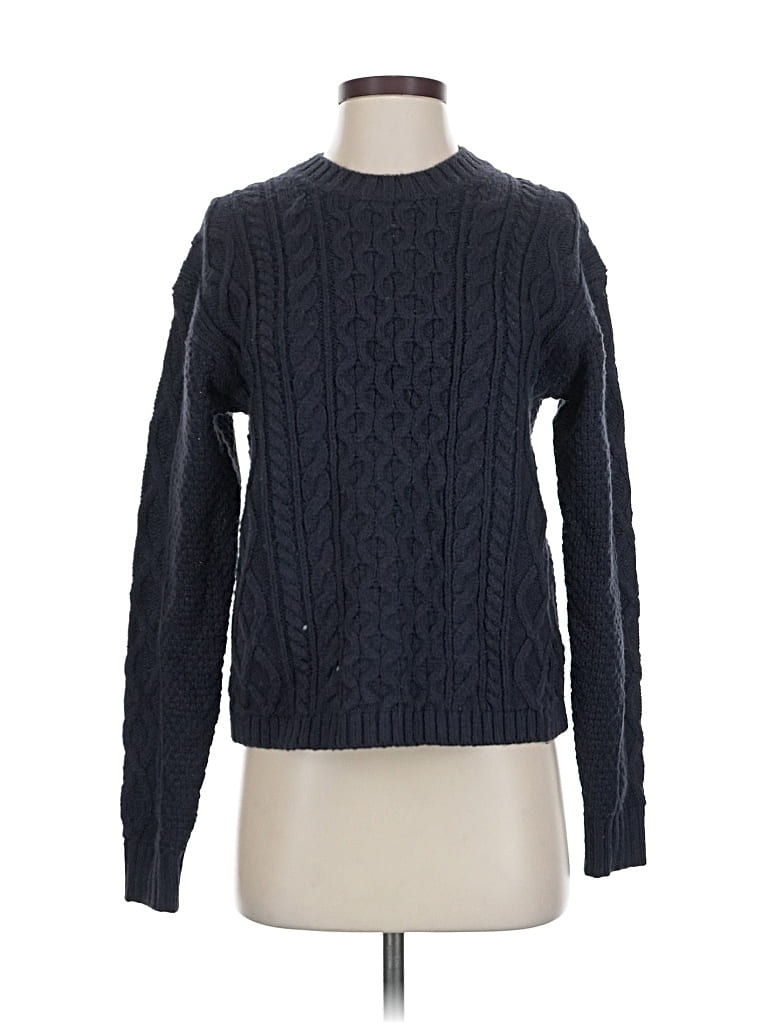 Pre-owned Uniqlo Pullover Sweater In Blue