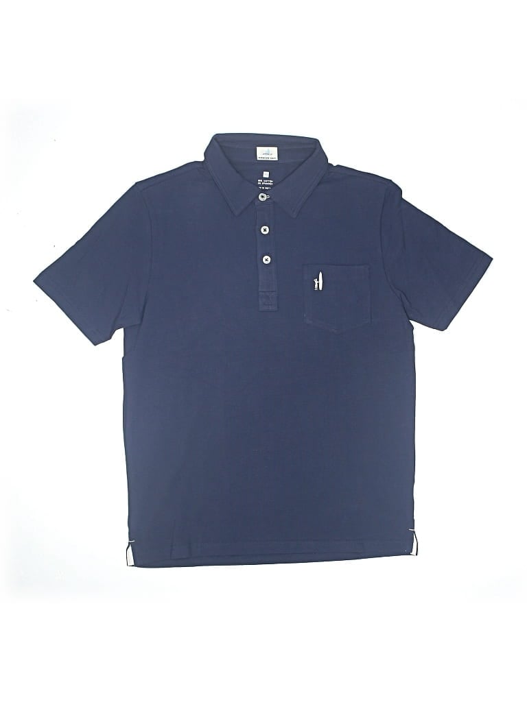 Pre-owned Johnnie-o Kids' Short Sleeve Top Blue Tops