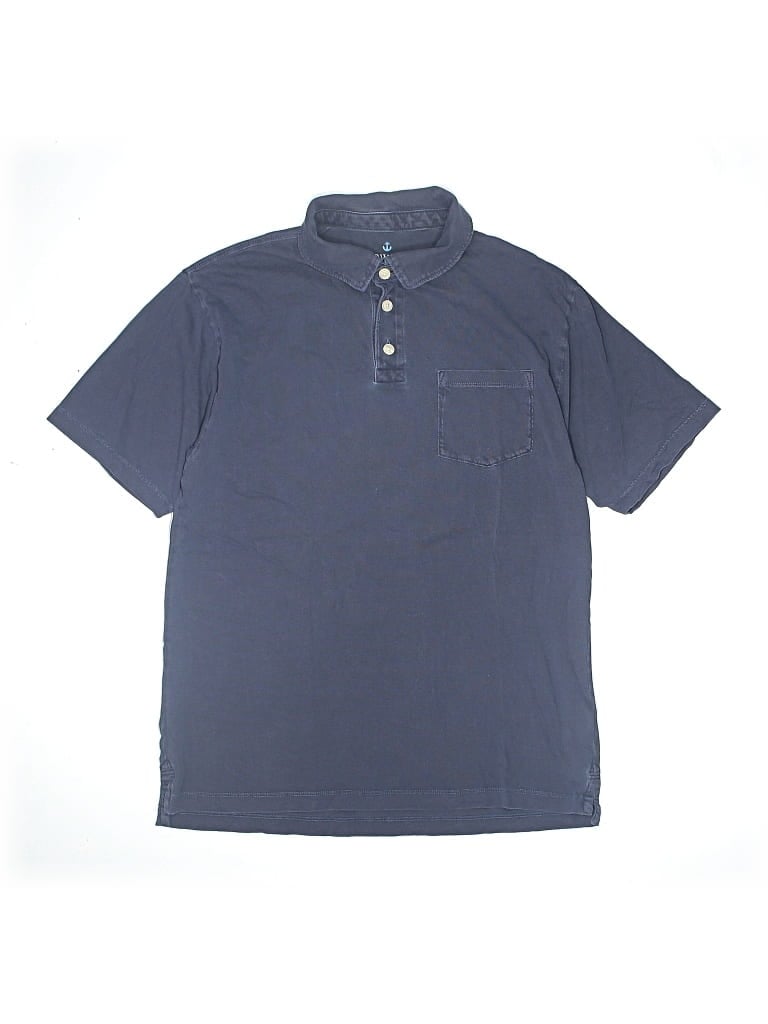 Pre-owned Crewcuts Kids' Short Sleeve Button Down Shirt In Blue