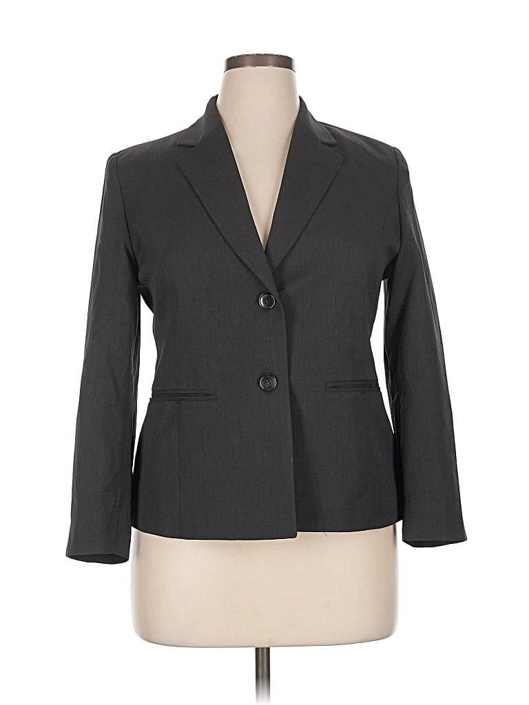Pre-owned Assorted Brands Blazer Jacket In Black
