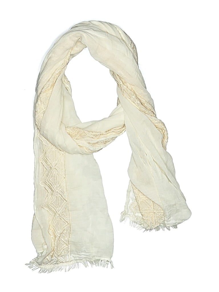 Pre-owned Unbranded Scarf In White