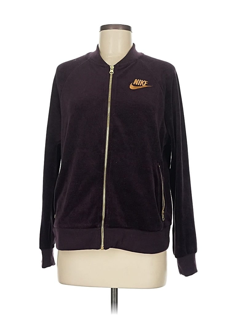 Pre-owned Nike Track Jacket In Purple