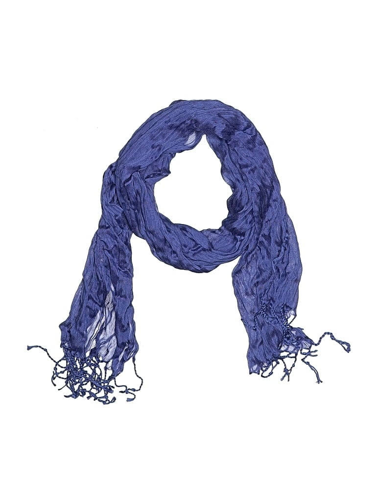 Pre-owned Unbranded Scarf In Blue