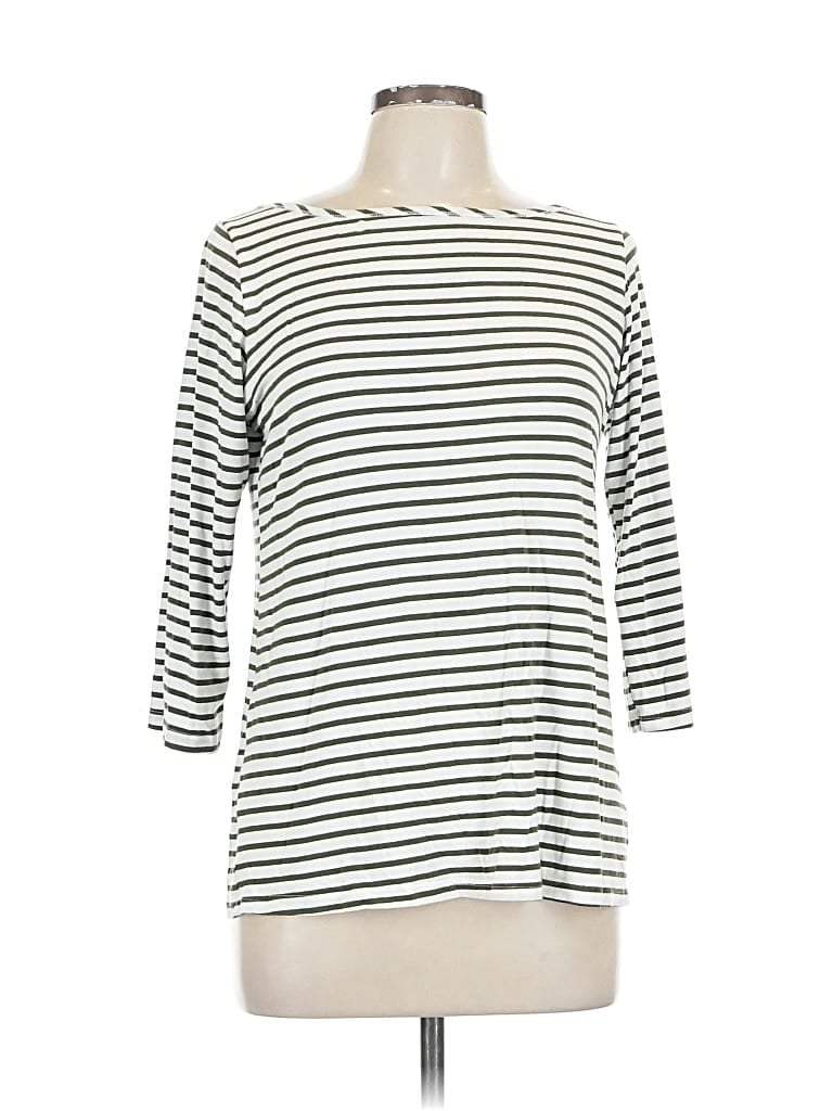 Pre-owned Yala 3/4 Sleeve T-shirt In White