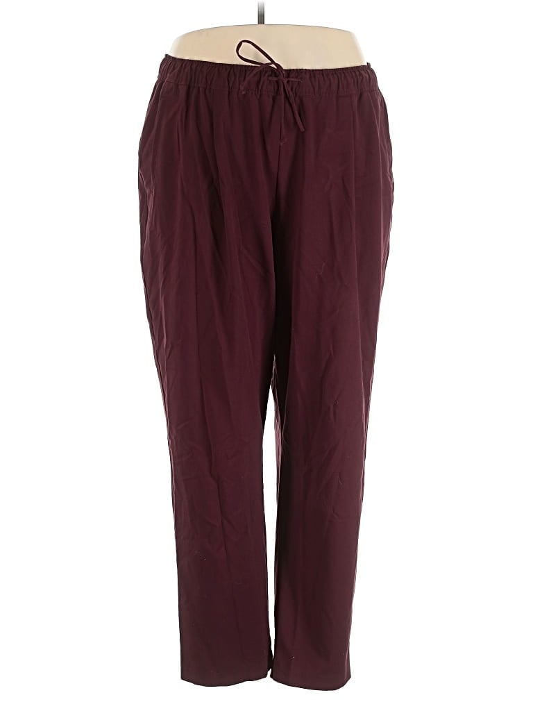 Pre-owned Old Navy Casual Pants In Burgundy