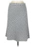 Helen Wang Checkered-gingham Gray Casual Skirt Size 6 - photo 1