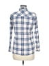 J.Crew Plaid Blue Long Sleeve Button-Down Shirt Size 6 - photo 2
