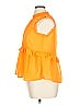 Truth NYC 100% Polyester Orange Sleeveless Blouse Size XL - photo 5