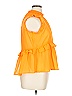 Truth NYC 100% Polyester Orange Sleeveless Blouse Size XL - photo 4