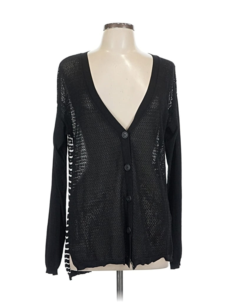 Pre-owned Dex Long Sleeve Blouse In Black