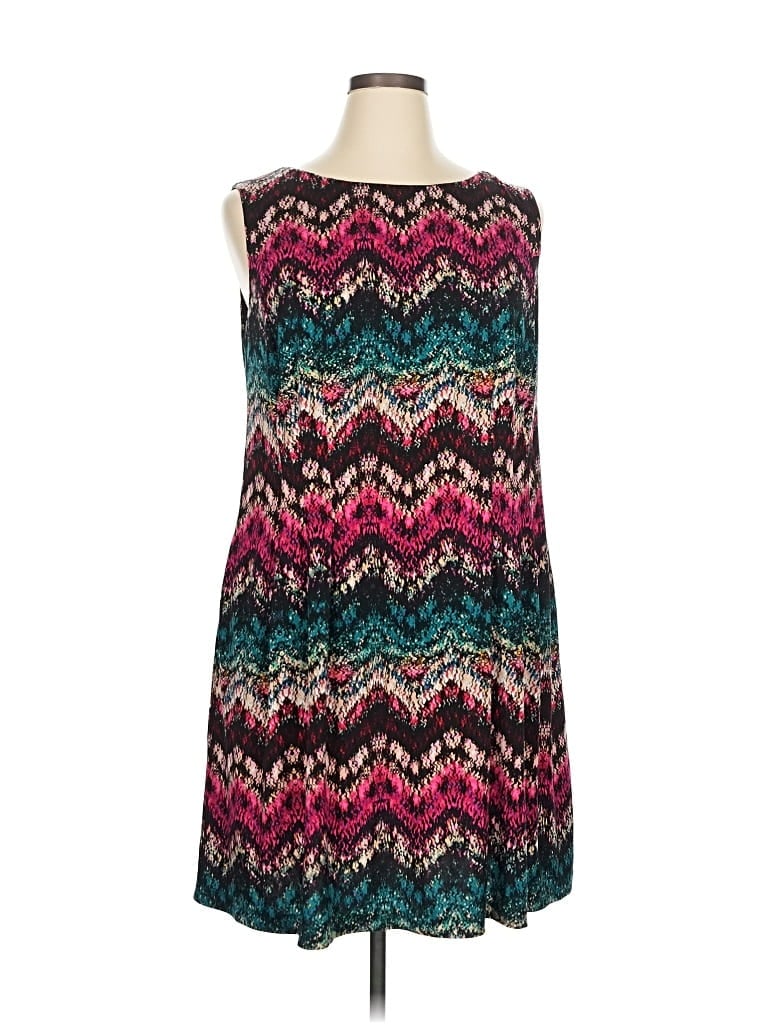 Pre-owned Connected Apparel Casual Dress In Blue