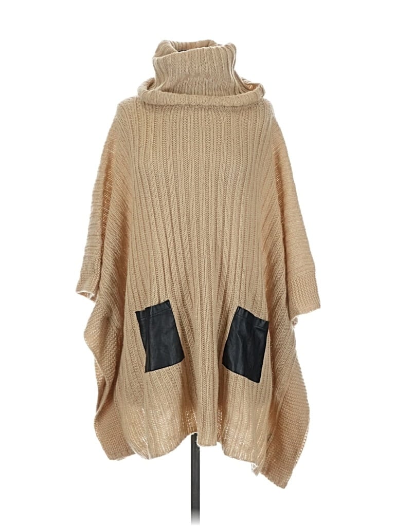 Pre-owned Nasty Gal Inc. Poncho In Brown