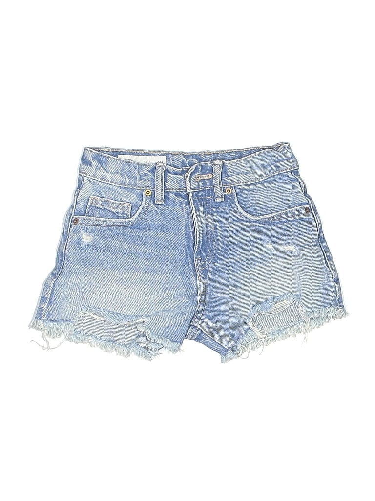Pre-owned Zara Kids' Denim Shorts In Blue