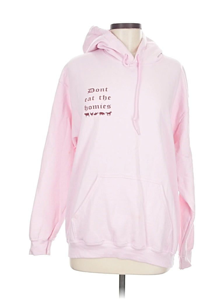 Pre-owned Dont Eat The Homies Pullover Hoodie In Pink
