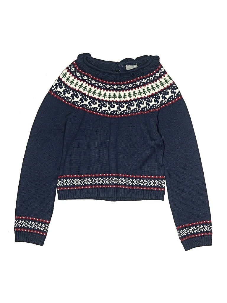 Pre-owned Tahari Kids' Pullover Sweater In Blue