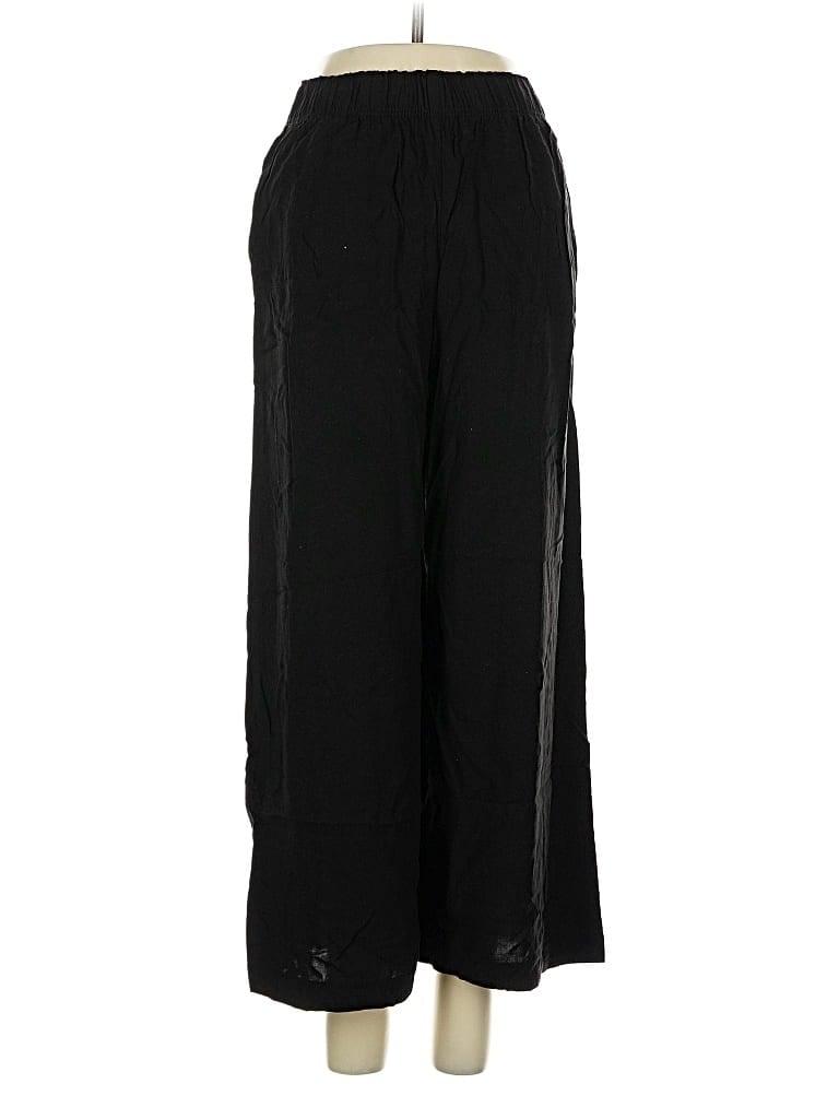 Pre-owned H&m Casual Pants In Black