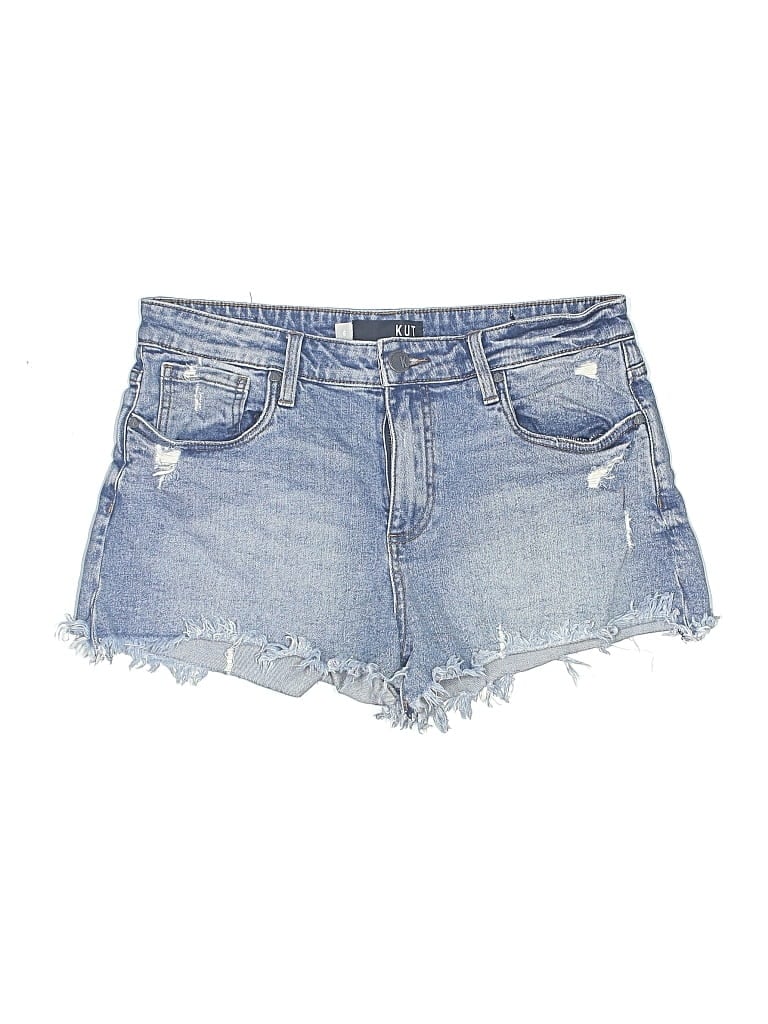 Pre-owned Kut From The Kloth Denim Shorts In Blue
