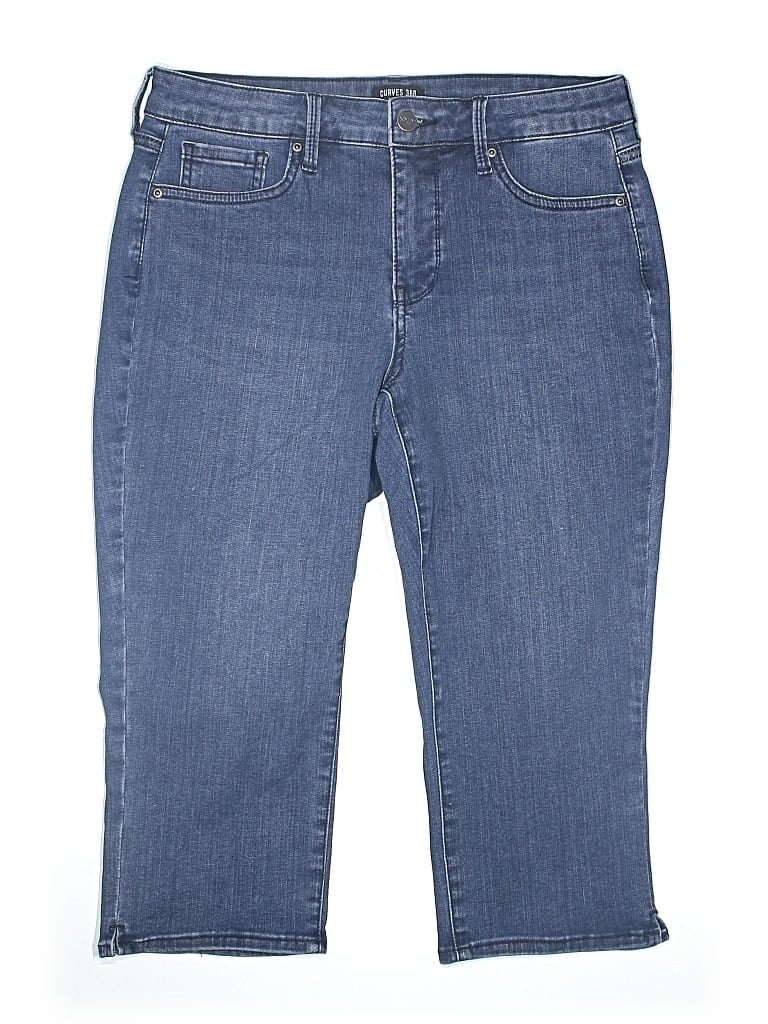 Pre-owned Nydj Denim Shorts In Blue