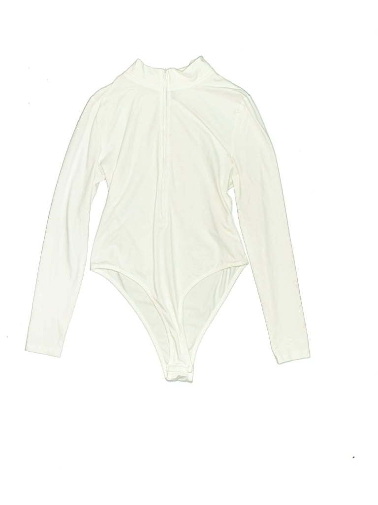 Pre-owned Shein Bodysuit In White