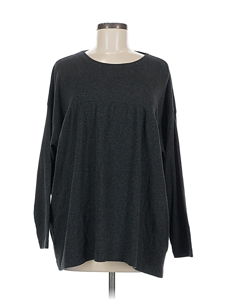 Pre-owned Eskandar Long Sleeve T-shirt In Gray