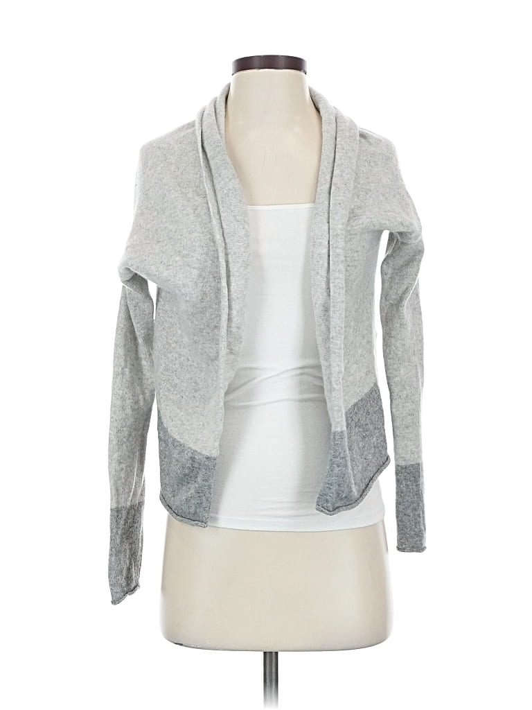 Pre-owned Athleta Cardigan Sweater In Gray