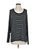 CAbi Stripes Black Long Sleeve Top Size S - photo 1