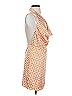 Le Lis 100% Polyester Print Orange Cocktail Dress Size S - photo 4