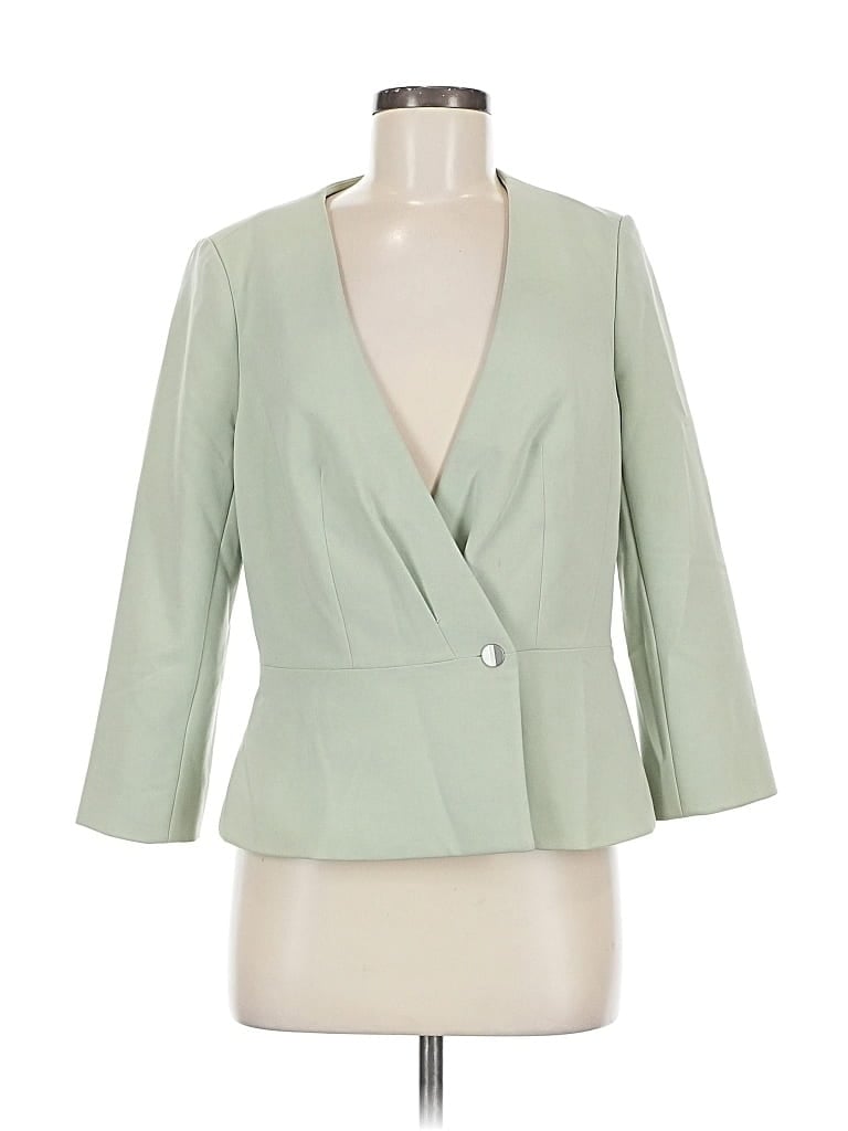 Pre-owned The Limited Blazer Jacket In Green