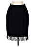 Carlisle 100% Wool Solid Black Wool Skirt Size 6 - photo 1