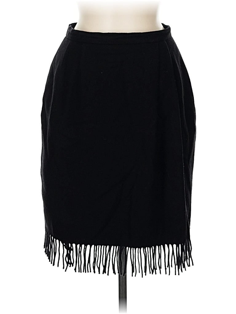 Pre-owned Carlisle Wool Skirt In Black
