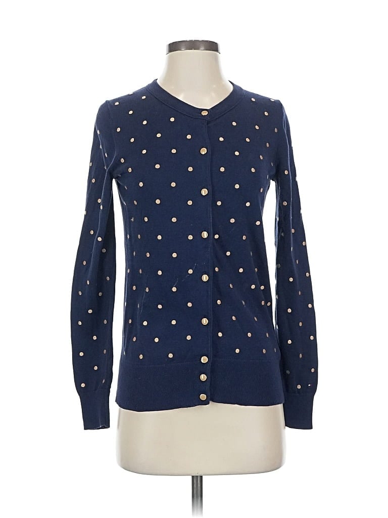 Pre-owned Tommy Hilfiger Cardigan Sweater In Blue