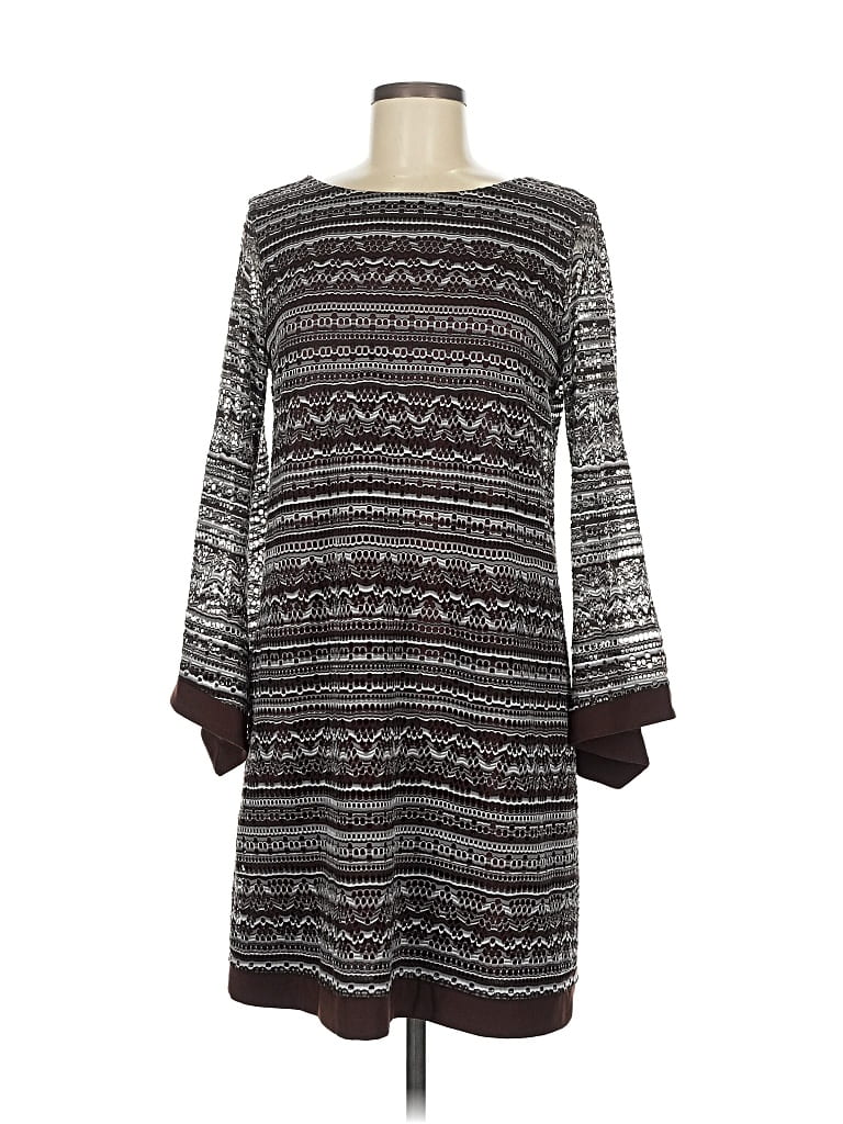 Pre-owned Emma & Michele Casual Dress In Gray