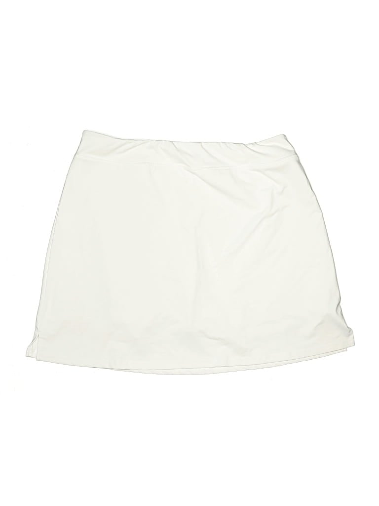 Pre-owned Ekouaer Skort In White