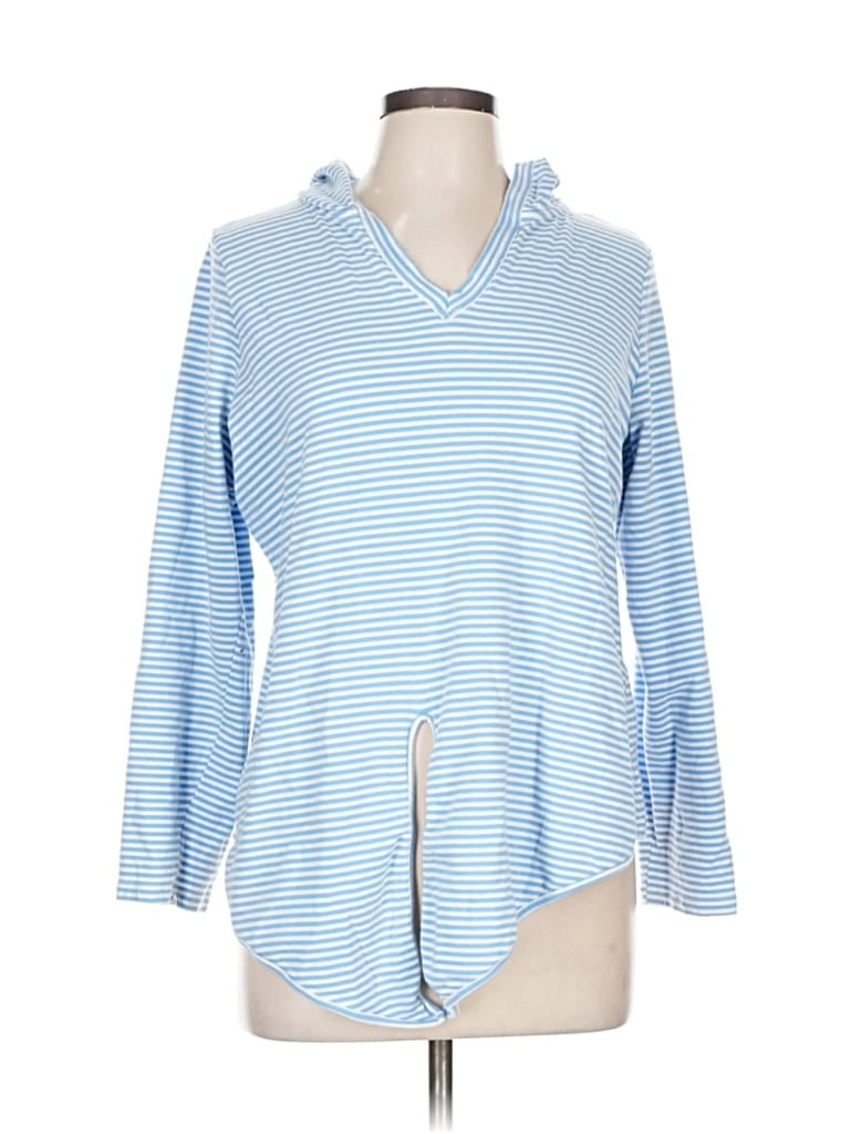 Pre-owned Crown & Ivy Cardigan Sweater In Blue