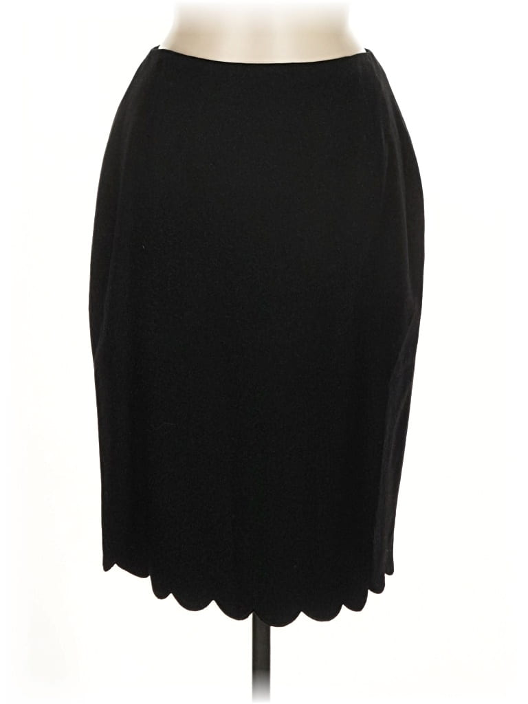 Pre-owned Emanuel Emanuel Ungaro Wool Skirt In Black