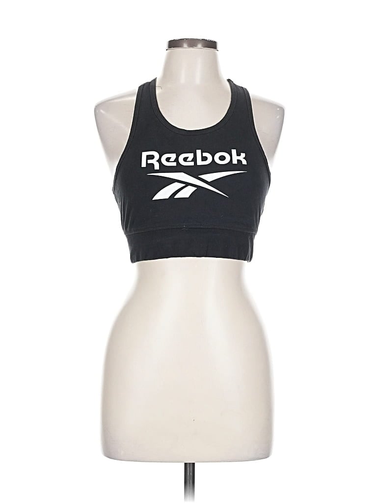 Pre-owned Reebok Sports Bra In Black